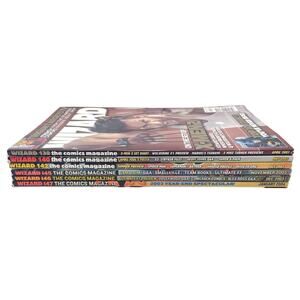 Lot of 6 Wizard Comics Magazines 139 140 142 145 146 147 2003 2004 Wolverine